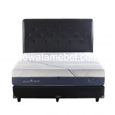 Bed Set Size 120 - ELITE Grand Dr. Smart / White Blue 